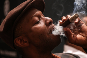 Cigar Lovers Light Up During Big Smoke