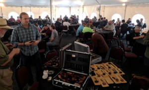 A PEEK INSIDE THE CHICAGO PIPE SHOW SMOKING TENT