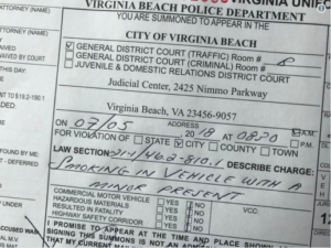 Smoking In Your Car With A Minor Present Could Land You $100 Fine In VA